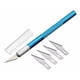 thumbnail image 1 of Bisturi Cortante Tipo Lapiz Con Cuchillas Metal Manualidades celeste, 1 of 3