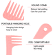 thumbnail image 3 of Peine de dientes anchos para cabello rizado y húmedo, peine desenredante para mujeres, peine grande de dientes anchos para cabello largo, grueso y ondulado., 3 of 5