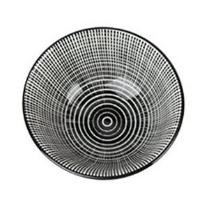 Homewell - Bowl Pocillo Loza Negro 12X6.5Cm