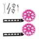 thumbnail image 5 of Ruedas de entrenamiento para bicicleta para niños, ruedas auxiliares, soporte de bicicleta Universal práctico, ruedas traseras, estabilizadores ajusta Rosa, 5 of 5