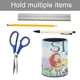 thumbnail image 5 of Stella y Sam-theme Cylinder Pen Holder Pencil Organizer with Flannel Lining PVC Leather Material Cardboard Base for study work 10*8CM, 5 of 6