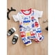 thumbnail image 2 of Summer Cute Sloth Allover Print Round Neck Baby Bodysuit For Your Lovely Baby Boy!, 2 of 5