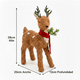 thumbnail image 4 of Adorno De Navidad Muñeco Reno Con Piñas Decoracion Navideña Reno, 4 of 4