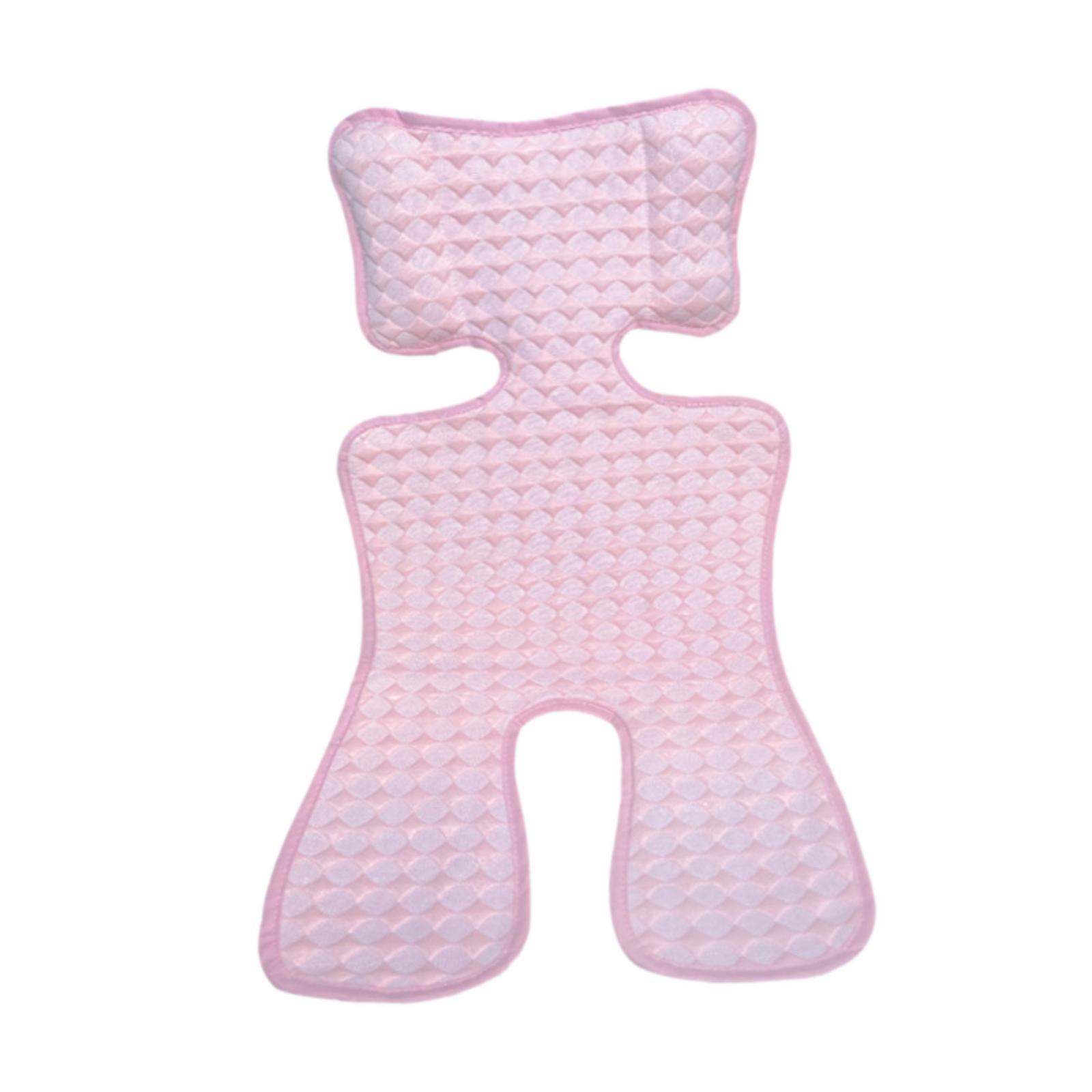 Magideal - Alfombrilla Para Cochecito De Bebé, Cojín Para Asiento De Cochecito Fácil De Limpiar, Alfombrilla Para Cochecito De Bebé, Cojín Para Coche De Bebé Par Rosa
