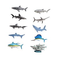 Bothyi - 10 Figuras Realistas De Animales De Aguas Profundas Para Decorar Tartas De Escritorio O Recuerdos De Fiesta.