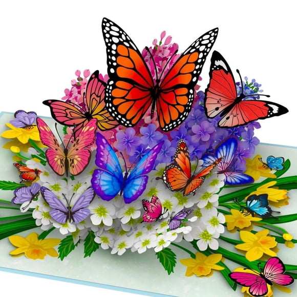 Tarjeta desplegable Hartensteler® Butterflies in Nature 3D Butterfly