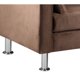 thumbnail image 4 of Sofa Sky 3 Cuerpos Felpa 12 Chocolate, 4 of 5