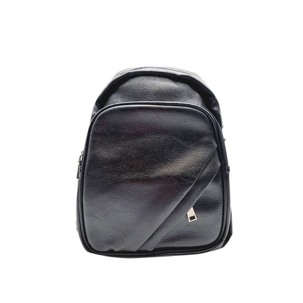 Mochila Cuero Negro CRU74 Lider