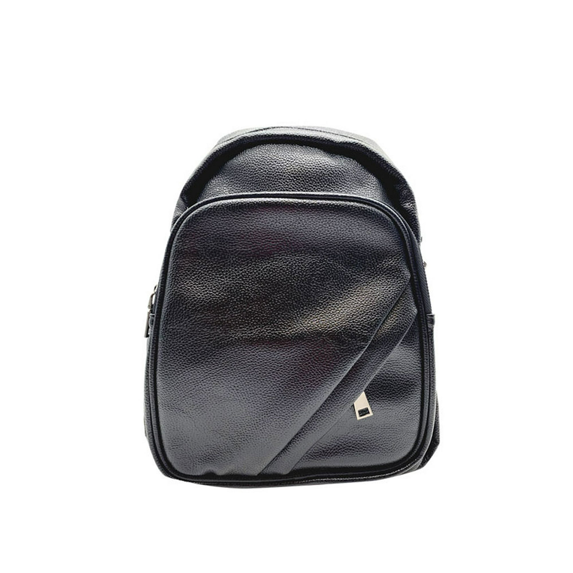Todopiel - Mochila Cuero Negro Cru74
