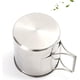 thumbnail image 5 of Juego de 4 tazas de acero inoxidable 304 para acampar al aire libre, portátiles, para montañismo, senderismo, viajes, utensilios de cocina, accesorios, 5 of 6