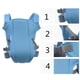 thumbnail image 2 of Mochila Portabebés Ergonómica Acolchado Azul, 2 of 3
