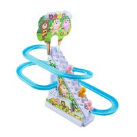 Magideal - Juguete De Montaña Rusa, Juguete De Pista De Carreras De Música Ligera, Juego De Juguete De Montaña Rusa Para Niños De Música, Juguete De Tobogán De E Tres Osos