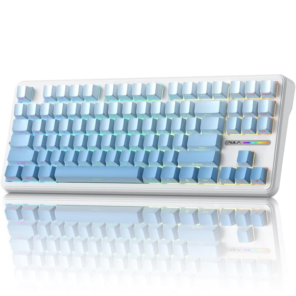 Teclado BlueEnss Aula F87 Pro Inalámbrico RGB TKL 87 Teclas
