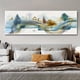 thumbnail image 4 of 1pc Frameless Abstract Landscape Wall Art Canvas Paintings Modern Gold Herd Deer Poster Print Picture For Home Decor, No Frame, 4 of 4