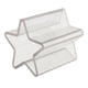 thumbnail image 2 of Molde de la vela de la forma de la estrella molde del jabón para la vela diy que hace 7.2x7.6cm, 2 of 3