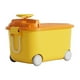 thumbnail image 3 of Caja De Almacenamiento De Juguetes Con Ruedas, Contenedores De Almacenamiento Con Tapa Para Libros Domésticos, Color Amarillo, 3 of 3