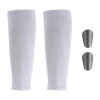 Magideal - Equipamiento De Futbol De 2 Piezas, Espinilleras Miniatura Con Calcetines, Accesorios, Espinilleras Mini Compactas, Futbol Para Niños Y Niñas, Adultos Xs