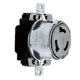 thumbnail image 1 of Receptáculo Hubbell HBL63CM69 individual de 50 A/250 V con base termoestable, 1 of 2
