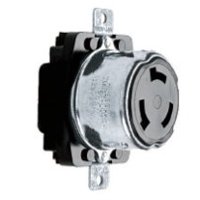 Receptáculo Hubbell Hbl63Cm69 Individual De 50 A/250 V Con Base Termoestable