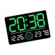 thumbnail image 5 of Reloj De Pared Digital Decoración Del Hogar Despertador LED Para La Sala De Estar Interior De Dormitorio Verde, 5 of 5