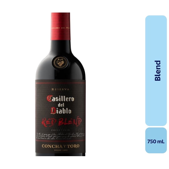 Vino Blend Botella 750 mL Casillero Del Diablo