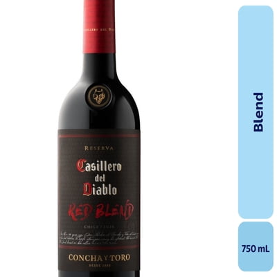 Vino Blend Botella 750 Ml Casillero Del Diablo