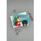 thumbnail image 3 of Tarjetas de felicitación Caroline's Treasures BB1833GCA7P Snowman con dachshund de pelo largo negro, 3 of 3