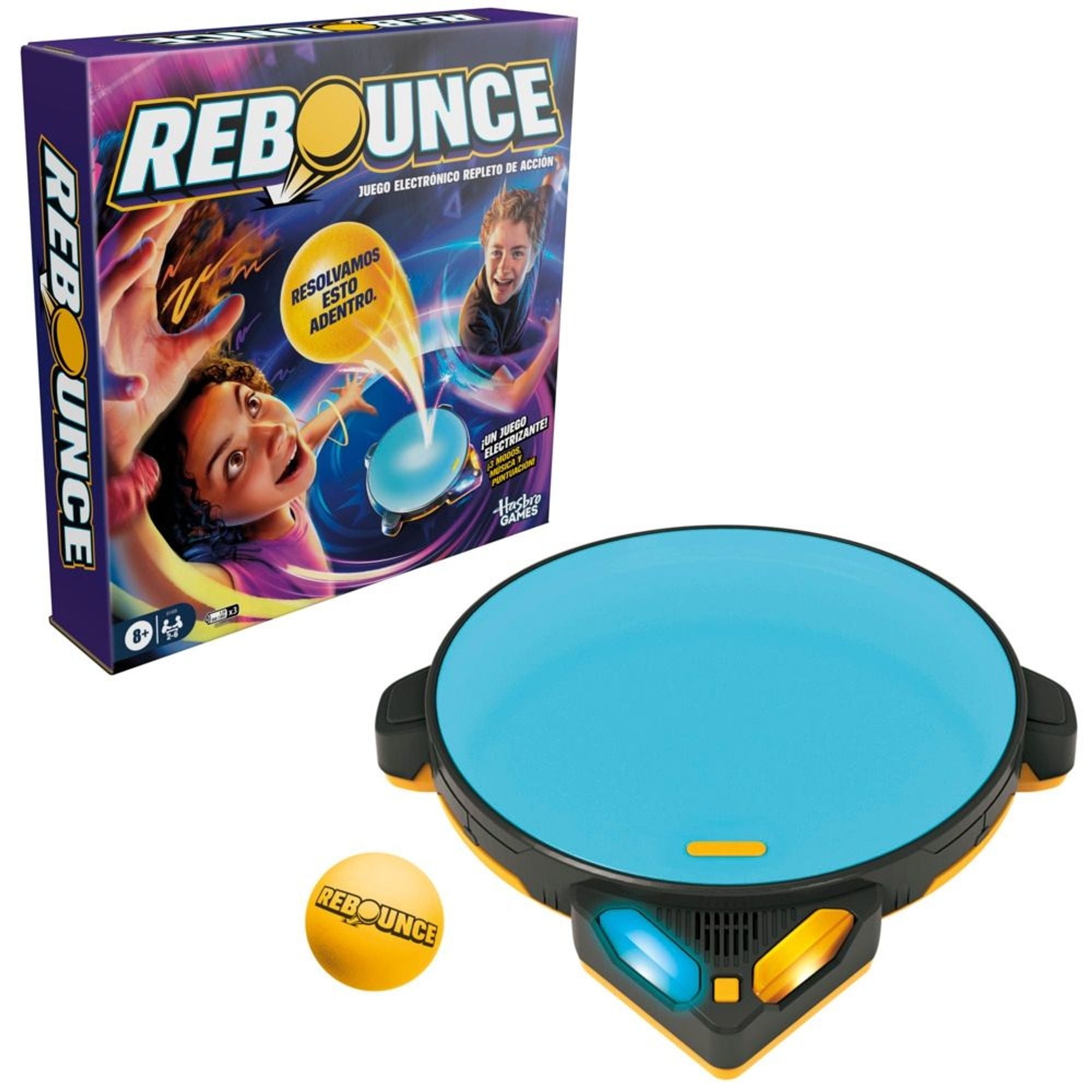 Juego De Mesa Electrónico De Acción Rebounce Hasbro Gaming