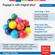 thumbnail image 2 of Juego de 20 platos transparentes Magnet Marbles Dowling Magnets 736606, 2 of 7