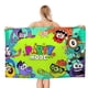 thumbnail image 1 of GoNoodle Toalla de playa de secado rápido con diseño temático, regalo para mujeres y niñas, ideal para cumpleaños, fans, amantes de la música, uso en la playa o al aire libre, 78 × 180 cm, 1 of 6