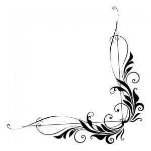 Rienda Libre Graphics - Decomural Curved Vine Leaf Corner Ws-15865