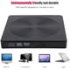 thumbnail image 3 of Grabador DVD-RW Tipo C Y USB Externo Portatil Pc Notebook negro, 3 of 9