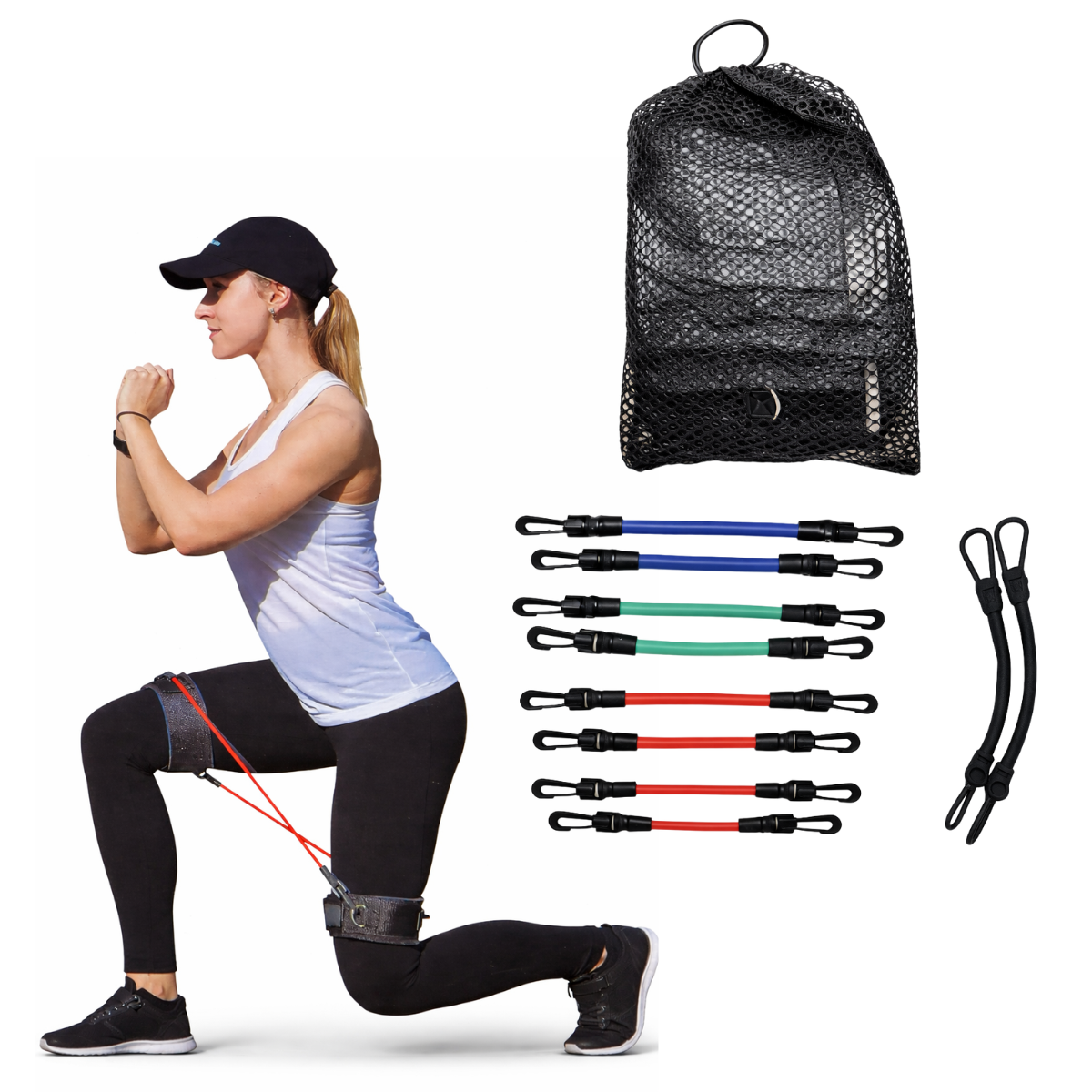 Genérico - Bandas Elásticas De Resistencia Piernas Fitness Ejercicios