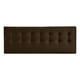thumbnail image 1 of Respaldo Botone Felpa King Chocolate, 1 of 5