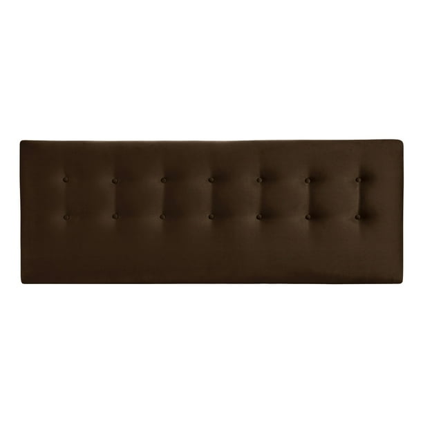 Respaldo Botone Felpa King Chocolate