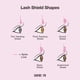 thumbnail image 4 of Barras para levantar pestañas Lash Lift Shields Curacoro, 14 unidades/7 tamaños, 4 of 8