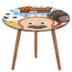 thumbnail image 1 of Barbería De Pan theme Fitted Round Tablecloths Elastic Edged Table Covers Waterproof Table Cloth For Kitchen Holiday Party Tables Decor 120cm, 1 of 6