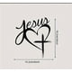 thumbnail image 1 of Sticker Jesús Corazón Cruz Fé Alabanza Dios Iglesia Auto, 1 of 3