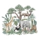 thumbnail image 2 of Calcomanías De Pared De Animales Del Bosque, Pegatinas De Pared De PVC Para Sala De Juegos, Dormitorio De Niños, 2 of 5