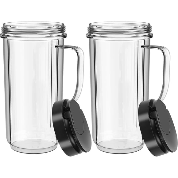 Vasos Magic Bullet MB1001 de 22 oz (651 ml), 2 unidades