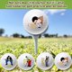 thumbnail image 3 of Pelotas de Golf Amitrely 4,26 cm Blancas Pack de 4 - Regalo Original, 3 of 6