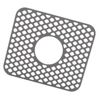 Bothyi - Alfombrilla De Silicona Para Fregadero, Protector De Fregadero, Rejilla Antideslizante, Almohadilla De Secado Para Platos, Para Granja, Gris