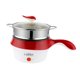 thumbnail image 5 of Mini Olla De Cocina Eléctrica Para Albóndigas Gachas De Sopa B-Con Vaporizador-Rojo, 5 of 5