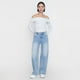 thumbnail image 4 of Polera Mujer Sin Hombros Color Gris Melange Corona, 4 of 5