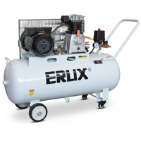 Erux - Compresor De Aire Eléctrico (100L / 3Hp) Er65-100 Blanco 50H Blanco Monofásica