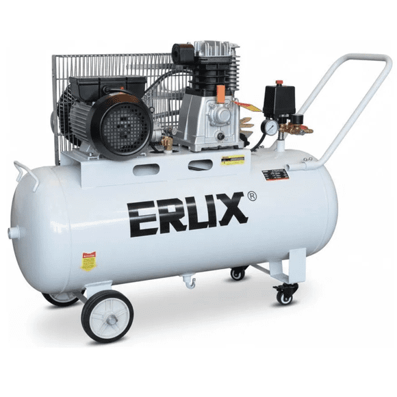 Compresor De Aire Eléctrico (100l / 3hp) Er65-100 Blanco 50h Blanco Monofásica