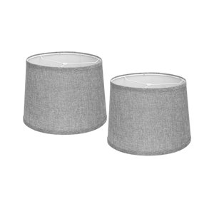 Ioensy - Pantalla De Lámpara De Mesa Pantalla De Luz Colgante Para Sala De Estar Decoración Del Hogar Gris