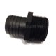 thumbnail image 1 of Adaptador de tubo a manguera H2o Gardens A1414P de polipropileno negro, 1 of 1