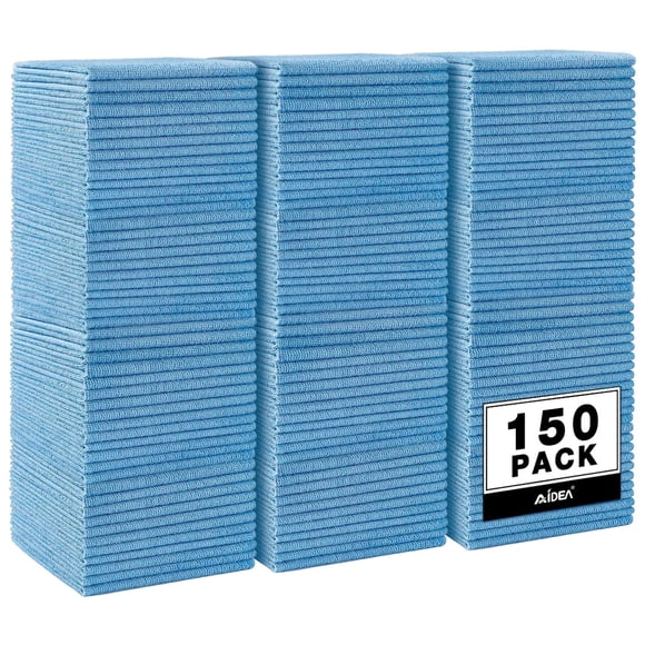 Paño De Limpieza De Microfibra Blue 150 Pack 30x30 Cm