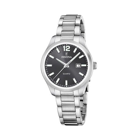 Reloj F20737/5 Festina Negro Mujer Acero Clasico